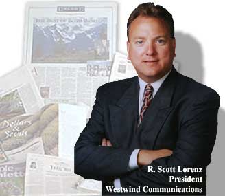 Book publicist Scott Lorenz is President of Westwind Communications, a public relations and book marketing firm.